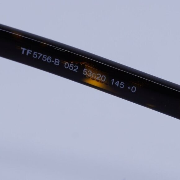 Tom Ford FT5756-B 052 Eyeglasses Havana 53mm Aviator Frame - Picture 7 of 9